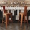 Flash Furniture Orange Metal Stool with Teak Poly Seat ET-3534-30-OR-PL1T-GG - alternate 2